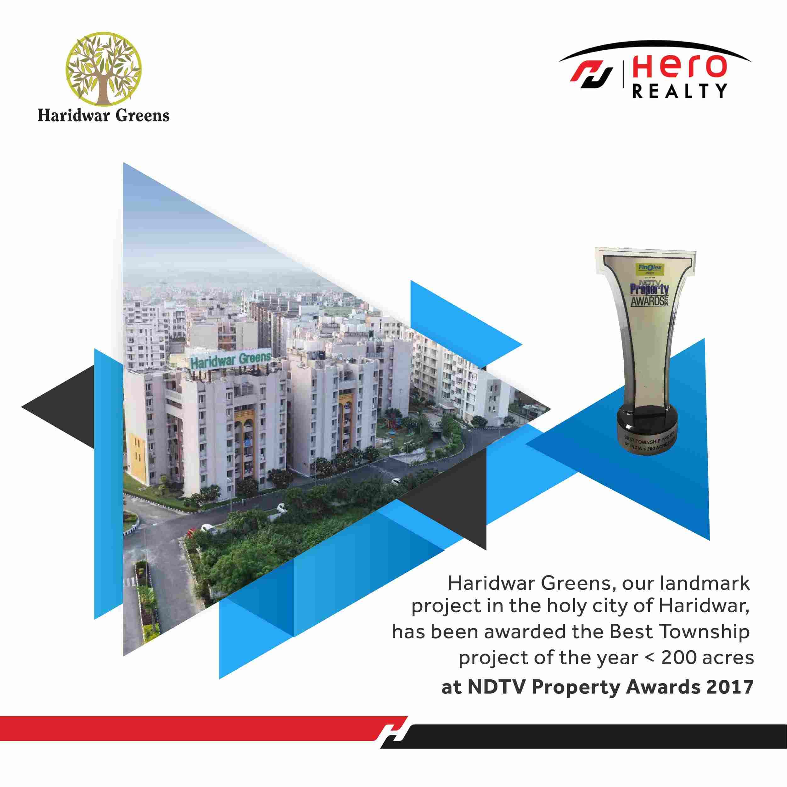 Hero Haridwar Greens awarded Best Township Project of the Year 2017 Update
